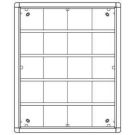 Ritto 1884070 surface-mounted frame 20 module slots, white