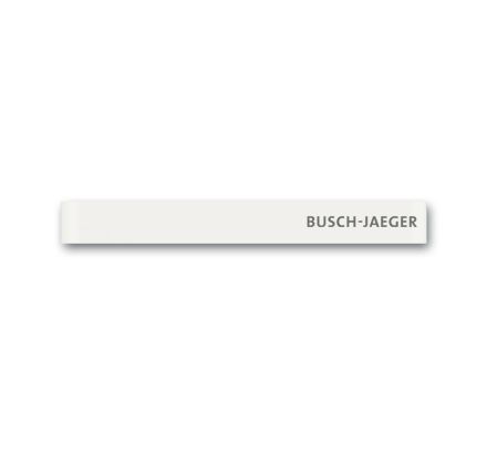 BUSCH-JAEGER 6349-811-101 end strip priOn | bottom | white glass