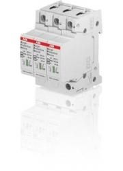 ABB Stotz-Kontakt OVR T1-T2 3L 12.5-275s P QS, OVR T1-T2 3L 12.5-275s P QS SPD combi T1+2 12.5kA per pole, TNC 3P, 2CTB815710R1800