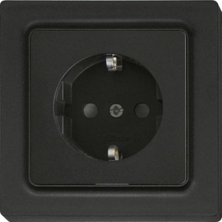 Eltako 30055898 DSS55E-am with top part anthracite matt protective contact socket