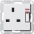 Gira 278003 socket BS control 13A KS switchable System 55 pure white