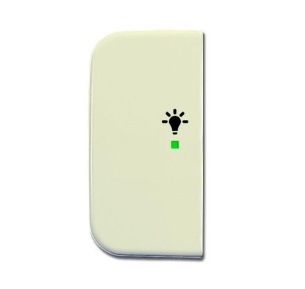 Busch-Jaeger 6231-21-212 rocker switch, 2-way left, with symbol 'light' white
