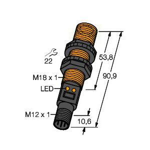 Turck 3002700 S18UUAQ ultrasonic sensor