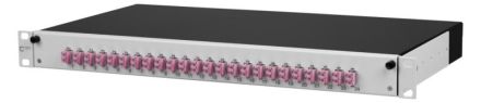 METZ CONNECT 1502607524-E OpDAT slide VIK 24xLC-D violet OM4 grey patch panel