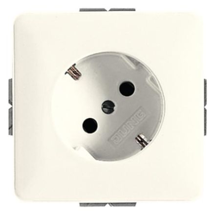 Jung 520-45 SCHUKO® socket 45°, 16 A 250 V ~, Duroplast, CD series, white