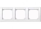 MERTEN 471325 frame 3-way horizontal active white glossy