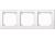 MERTEN 471325 frame 3-way horizontal active white glossy