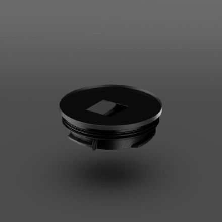 RZB 982768.033 D100 H31 black with lens small cover plate