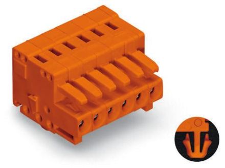 Wago 734-220/008-000 R3.81mm, 20p,0.08-1.5mm² terminal block