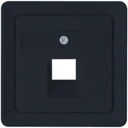 ELSO 2065231 central plate for 1xRJ45 anthracite grey