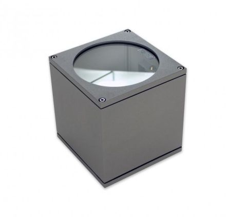 SLV 229564 wall light BIG THEO WALL OUT square grey ES111 75W