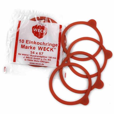 WECK 8054114 preserving rings 54x67mm 10pcs