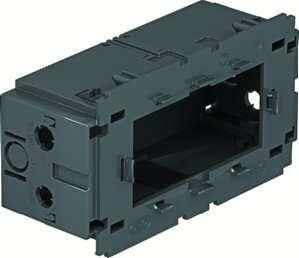 OBO Bettermann 71GD13 2-way for module 45 iron grey device installation box, 6288583