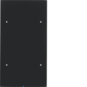 BERKER 75142855 Touch-Sensor Glass R.3 | 2-way, comfort | black glass