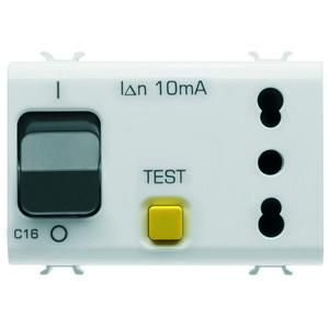 Gewiss GW10321 Verr FI/LS switch 3M 1P+N16A P17/11 ws socket
