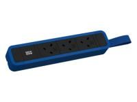 Bachmann 350.336 PRIMO 2 3xUK 45° 3 15A 2 0m UK RAL5010 power strip