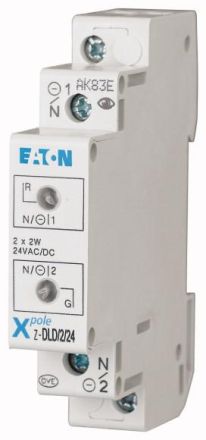 Eaton Z-UDL24 double light, 24AC/DC, red/green, 284928