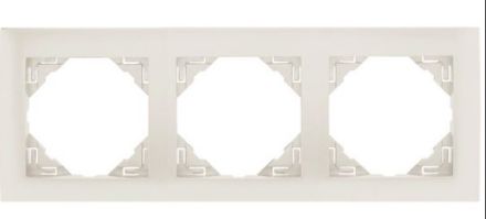 EFAPEL TRIPLE FRAME ICE