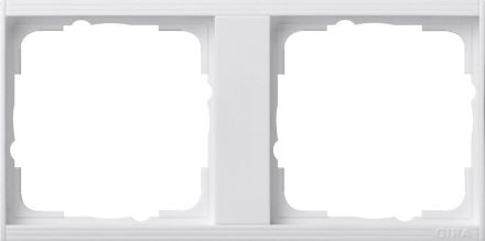 Gira 146227 support plate 2-way Gira Event pure white matt