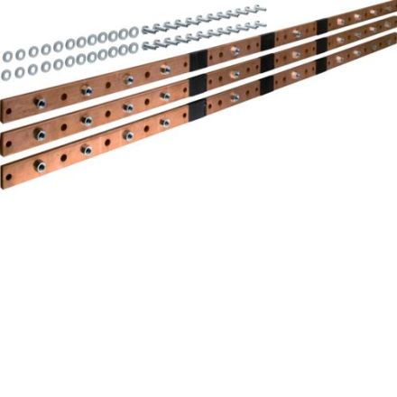 Hager UM10M Cu-rail univers 40x10mm 6-field