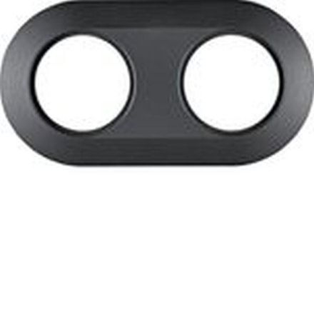 Berker MAN0100317 frame 2-way 1930 soft touch black.