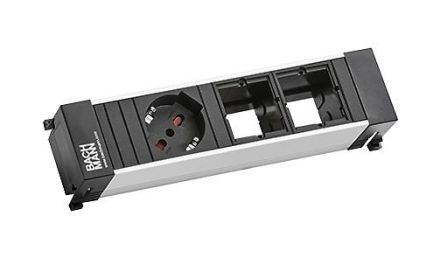 Bachmann 916.021 power strip 1f black 0.1m 35° IP20
