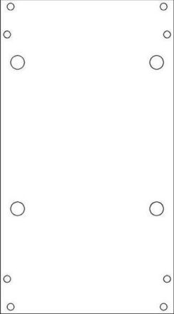 ABN 1-field mounting plate ( PMF131 )