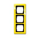 Busch-Jaeger 1723-285 cover frame, 3-way frame yellow