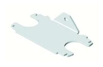 OBO Bettermann ISSBW70140RW mounting bracket, 6290150