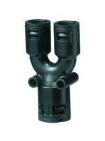 Flexa 15020032203 RQY-PA AD2 2x13.0/AD1 1x15.8 black plastic quick connector