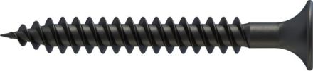 Reisser 009600S030-039025G-1 drywall screws RN 9600 trumpet head, PH drive, fine thread, 3.9 x 25, steel, phosphated grey, Makita belted, pack of 1000