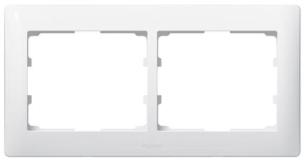 Legrand 771002 frame Galea 2-way horizontal ultra-white white, (white)