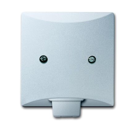 Busch-Jaeger 2133-33 central plate, with support ring aluminum silver