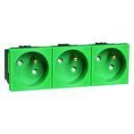 Hochköpper 00405841 B 6273.42 EMS SI WI 3-way green socket