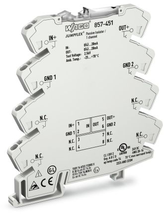 Wago 857-451 1-channel passive isolator