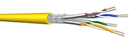 Draka Comteq Cat.8.2 S/FTP 4P22 2000MHz TR500 data cable Dca UC Future yellow