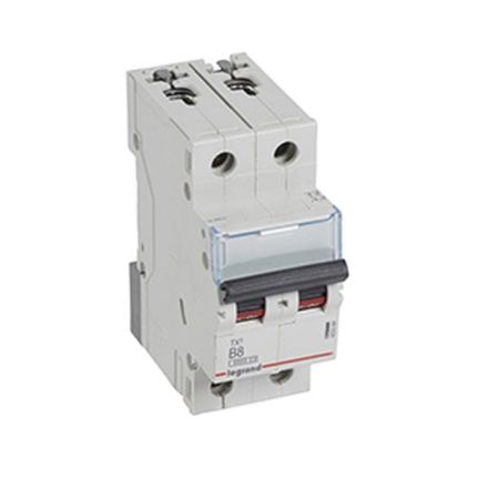 Legrand 403384 Circuit breaker TX3 B8A 2P 6KA 2M