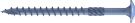 Reisser R09292S121-0601602-1 HBS flat head wood construction screw, TX 30, partial thread, ETA, 6.0 x 160, steel, galvanized, blue, 1x sliding, pack of 100