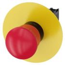 Siemens 3SU1100-1HB20-1CF0 emergency stop mushroom pushbutton 22mm round red without label 1OE