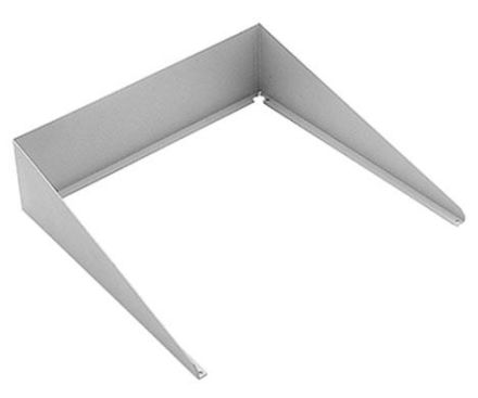 Spittler 14043194 Anti-glare protection made of white aluminium painted aluminium (WIN 01). grey