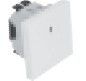 EFAPEL TWO-WAY SWITCH W/PILOT LAMP -2MOD MATTE WHITE