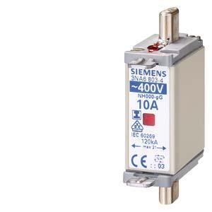Siemens 3NA6807-4 NH fuse link with insulated handle size 000 20A