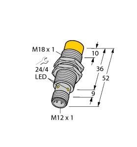 Turck 40153 NI10-M18-Y1X-H1141 Inductive sensor