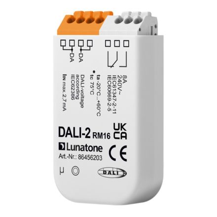 LUNATONE 86456203 DALI-2 Relay and Switch Actuator RM16 | Box installation RM16