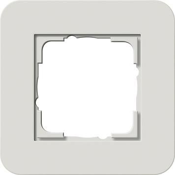 Gira 0211411 cover frame 1f Gira E3 light grey/pure white