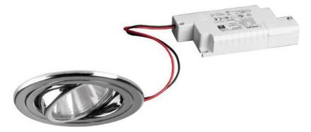 Brumberg 39182023 230V AC 6W 3000K chrome LED recessed ceiling spotlight