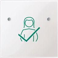 MERTEN MEG4841-0319 Touch panel 1-way polar white glossy