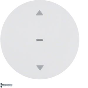 BERKER 85245239 KNX RF blind button quicklink R.1/R.3 | Arrows | polar white glossy