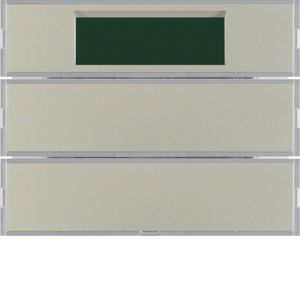 BERKER 75662773 KNX pushbutton sensor K.1/K.5 | 2-fold, comfort, with display | stainless steel