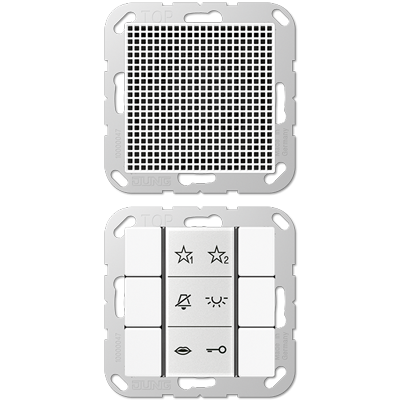 Jung SIAIA6WW audio indoor station, AS/A series, alpine white